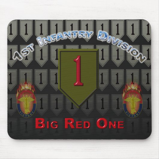 1e infanteriedivisie "Big Red One" Muismat (Voorkant)