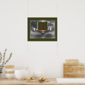 1e infanteriedivisie "Big Red One" Poster (Keuken)