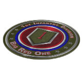 1e infanteriedivisie "Big Red One" Snijplank (Hoek)