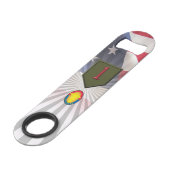 1e infanteriedivisie "Big Red One" Speed Flessenopener (Voorkant Gekanteld)