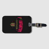 1e Infanteriedivisie "BRO" in nood Bagagelabel (Voorkant (horizontaal))