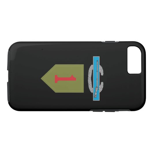 1e infanteriedivisie CIB Case-Mate iPhone Case (Achterkant (Horizontaal))