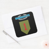 1e Infanteriedivisie CIB Sticker (Envelop)