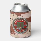 1e Infanteriedivisie Desert Storm Veteraan Blikjeskoeler (Blikje Voorkant)