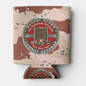 1e Infanteriedivisie Desert Storm Veteraan Blikjeskoeler (Voorkant)