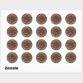 1e Infanteriedivisie Desert Storm-veteraan Ronde Sticker (Vel)