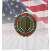 1e infanteriedivisie douchegordijn (Voorkant)