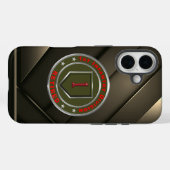 1e Infanteriedivisie gepensioneerde veteraan Case-Mate iPhone Case (Achterkant (horizontaal))