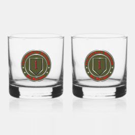 1e Infanteriedivisie ging met pensioen Whisky Glas