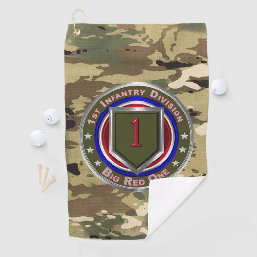1e infanteriedivisie golfhanddoek (Insitu)