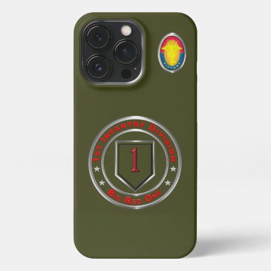 1e infanteriedivisie iPhone hoesje (Achterkant)