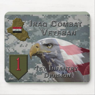 1e Infanteriedivisie Irak Combat Veteraan Muismat