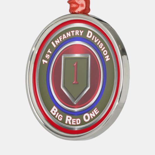 1e infanteriedivisie Keepomwille Metalen Ornament (Links)