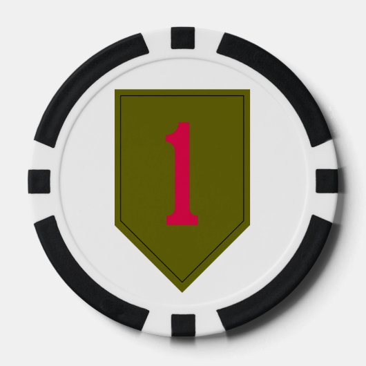 1e Infanteriedivisie/Lady Victory poker chip (Voorkant)