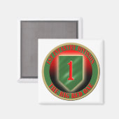 1e infanteriedivisie magneet (Voorkant / Achterkant)