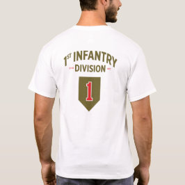 1e infanteriedivisie Militaire T-Shi Verenigde Sta T-shirt