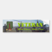 1e infanteriedivisie naam oorlog veto bumper stick bumpersticker (Voorkant)