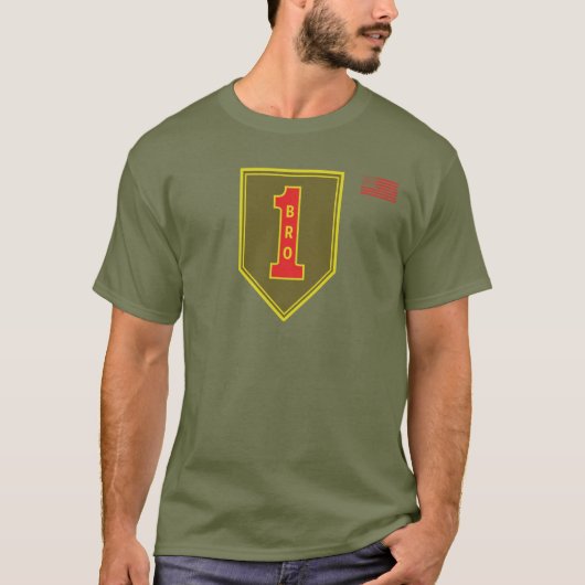 1e Infanteriedivisie Patch Big Red One T-shirt (Voorkant)