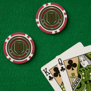 1e infanteriedivisie poker chips
