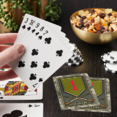 1e infanteriedivisie pokerkaarten (Insitu)
