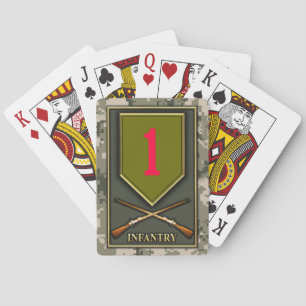 1e infanteriedivisie pokerkaarten