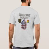 1e infanteriedivisie sergeant-majoor t-shirt (Achterkant)