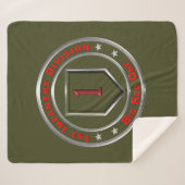 1e infanteriedivisie sherpa deken (Voorkant (horizontaal))