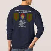 1e infanteriedivisie T-shirt met lange hoes (Achterkant)