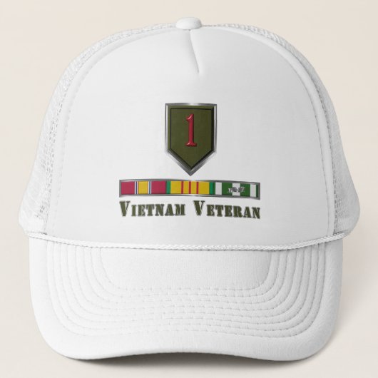 1e infanteriedivisie trucker pet (Voorkant)