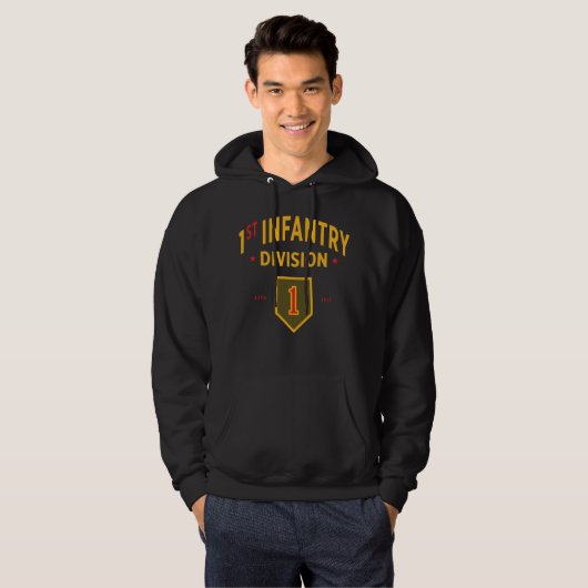 1e Infanteriedivisie - United States Military Hoodie (Voorkant volledig)