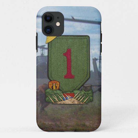 1e infanteriedivisie Vietnam Nam War Case-Mate iPhone Case (Achterkant)