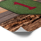 1e Infanteriedivisie Vietnam oorlogspatroon Poster (Hoek)