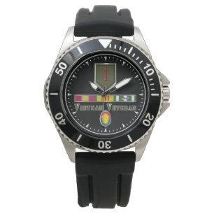 1e Infanteriedivisie Vietnam Veteraan Horloge