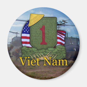 1e infanteriedivisie Vietnam veteranen veteranen m Magneet