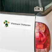 1e Infanteriedivisie Vietnam Veteranenstrook Bumpersticker (Op Truck)