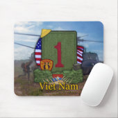 1e infanteriedivisie Vietnam vets Mousepad Muismat (Met muis)