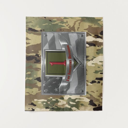 1e infanteriedivisie wandkleed (Voorkant)