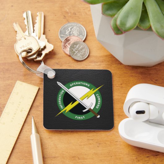 1e Information Command IO Sleutelhanger (Bureau)