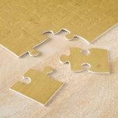 "1e jaar Jubileum voor papieren en feestdagen met  Legpuzzel (Zijkant)