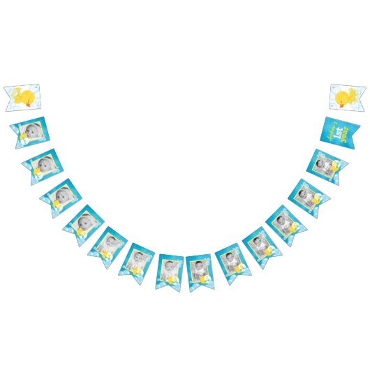 1e jaar Maandelijkse foto Waterverf Eend Banner (Alle)