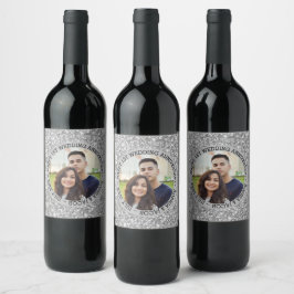 1e Jubileum aangepaste foto Wijn Etiket