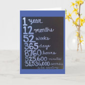 1e JUBILEUM LIEFDE "MAAK HET VOLGENDE JAAR" ALS BL Kaart (Gele Bloem)