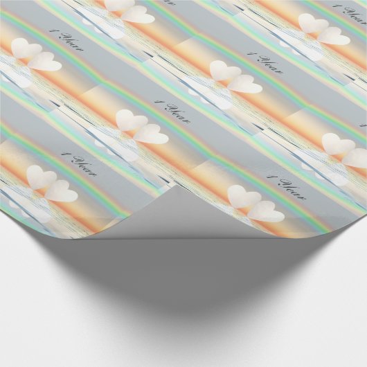 1e Jubileum papier harten inpakpapier (Hoek)