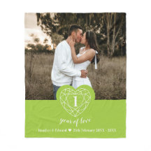 1e Jubileum peridot groene gem hart