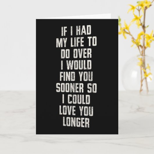 1e JUBILEUM WENS dat ik je eerder had ontmoet Kaart (Gele Bloem)