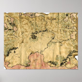 1e kaart van de vergeten Realm Poster (Voorkant)