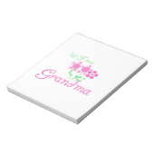 1e keer Grootmaroze bloemen cadeautjes Notitieblok (Linkerzijde)