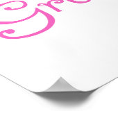 1e keer Grootmaroze bloemen cadeautjes Poster (Hoek)