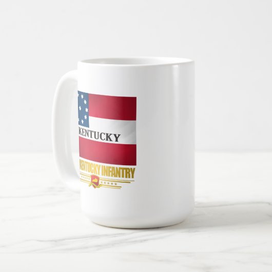 1e Kentucky Infantry Koffiemok (Voorkant links)