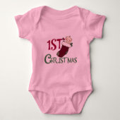 1e kerst-Baby in Stocking Romper (Voorkant)